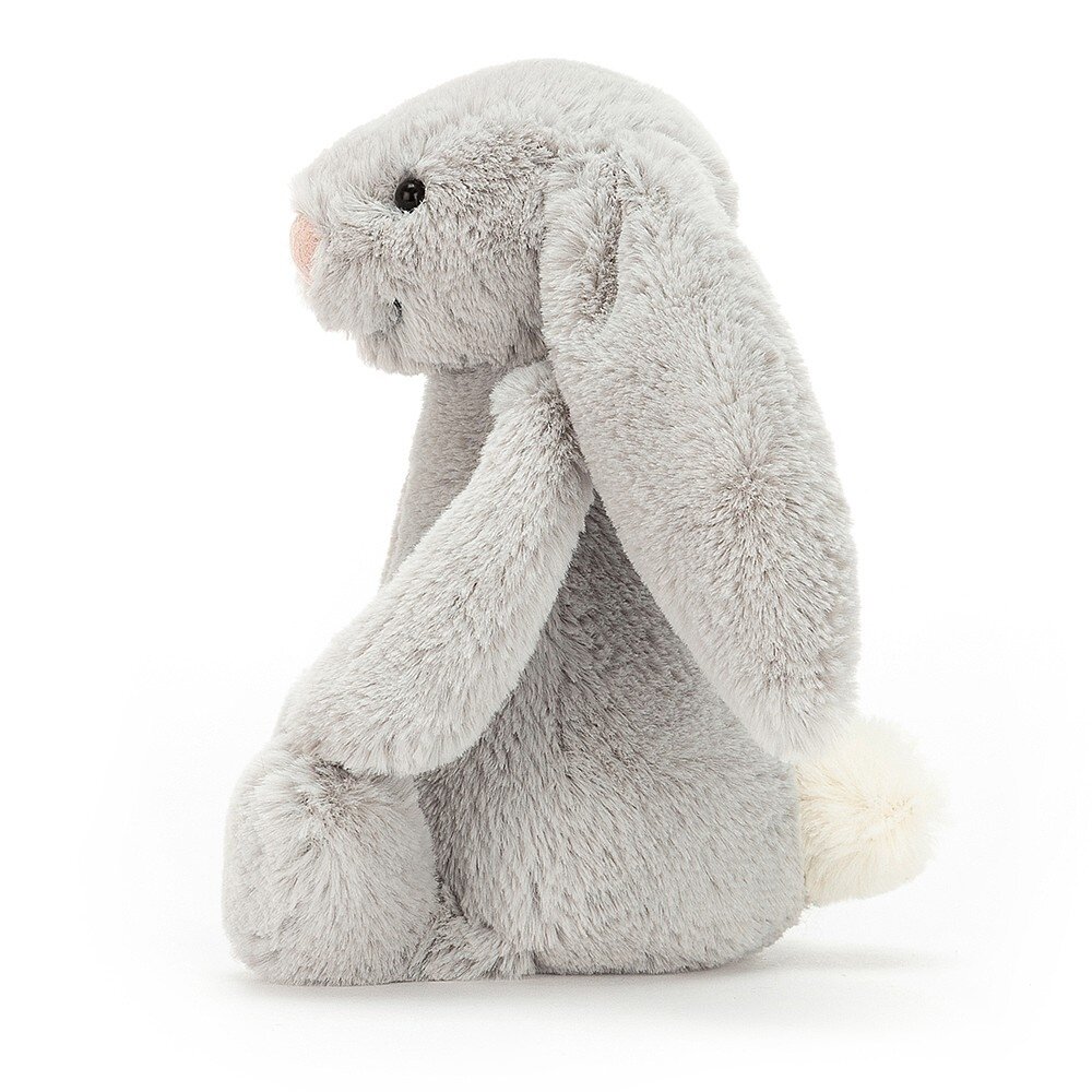Jellycat Knuffel Konijn Bashful Silver Bunny Small