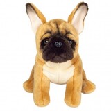Hermann teddy Knuffel Franse Bulldog Zittend 27 cm