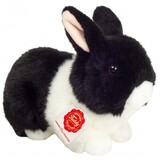 Hermann teddy Knuffel Haas Zwart Wit 23 cm