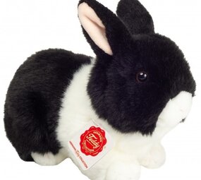 Hermann teddy Knuffel Haas Zwart Wit 23 cm Hermann teddy Knuffel Haas Zwart Wit 23 cm