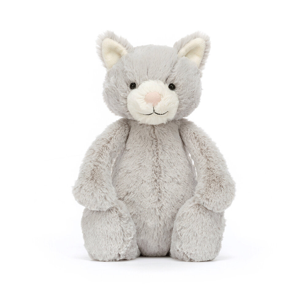Jellycat Knuffel Kat Bashful Grey Kitty Original
