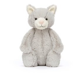 Jellycat Knuffel Kat Bashful Grey Kitty Original Jellycat Knuffel Kat Bashful Grey Kitty Original