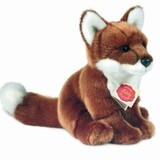 Hermann teddy Knuffel Vos Zittend