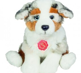 Hermann teddy Knuffel Hond Australian Shepherd Pup Hermann teddy Knuffel Hond Australian Shepherd Pup