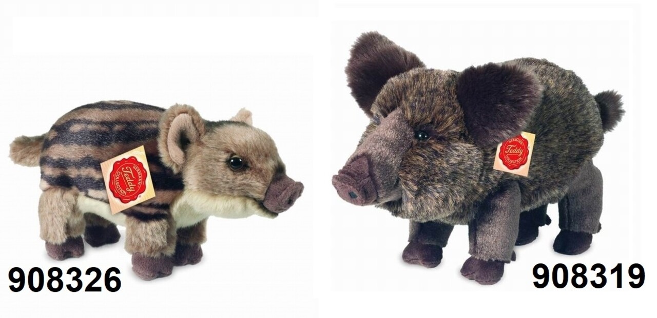 Hermann Teddy Knuffel Wild Zwijn 30cm