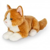 Hermann teddy Knuffel Kat Rood Liggend 20 cm Hermann teddy Knuffel Kat Rood Liggend 20 cm