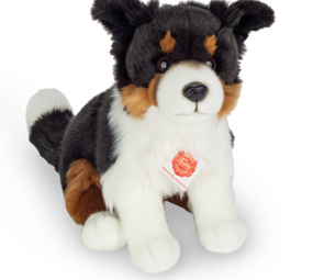 Hermann teddy Knuffel Hond Border Collie tri-color Hermann teddy Knuffel Hond Border Collie tri-color