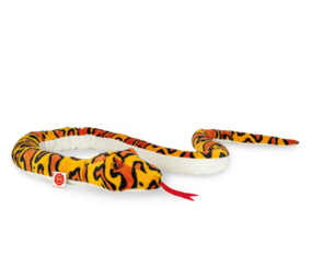 Hermann teddy Knuffel Slang Geel-Oranje Hermann teddy Knuffel Slang Geel-Oranje