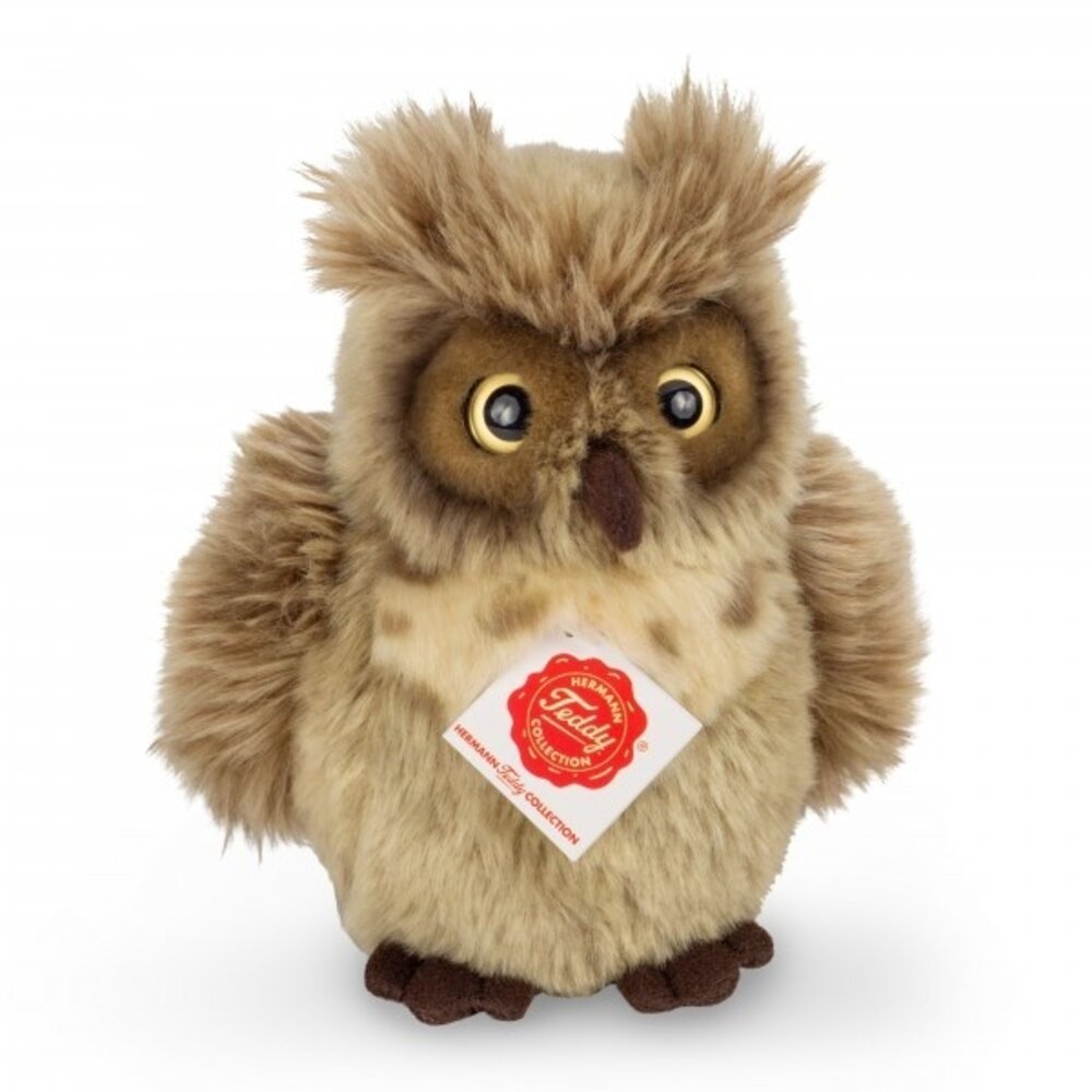 Hermann teddy Knuffel Uil Grijsbruin Hermann teddy Knuffel Uil Grijsbruin