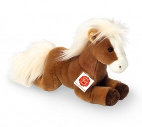 Hermann teddy Knuffel Paard Liggend Lichtbruin 30cm Hermann teddy Knuffel Paard Liggend Lichtbruin 30cm