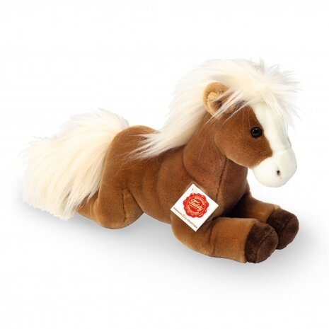 Hermann teddy Knuffel Paard Liggend Lichtbruin 30cm Hermann teddy Knuffel Paard Liggend Lichtbruin 30cm