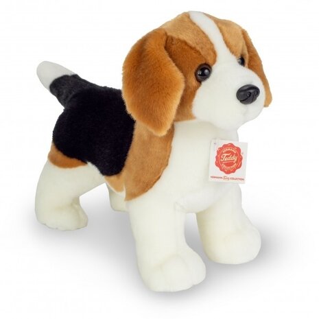 Hermann teddy Knuffel Hond Beagle Staand