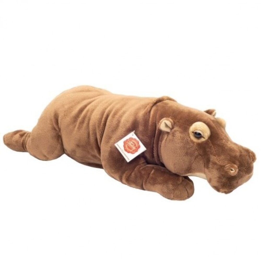 Hermann teddy Knuffel Nijlpaard Liggend 48 cm Hermann teddy Knuffel Nijlpaard Liggend 48 cm