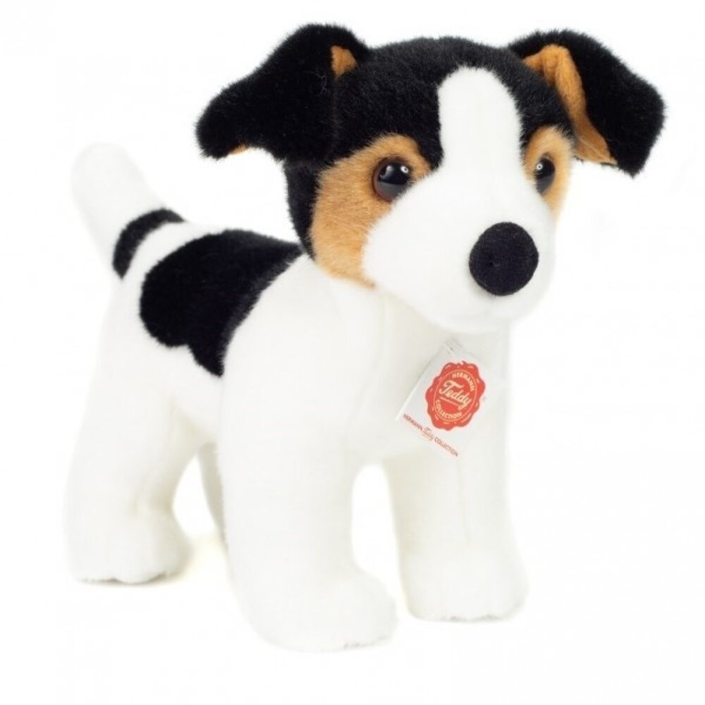 Hermann teddy Knuffel Hond Jack Russel Terrier 28cm