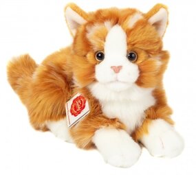 Hermann teddy Knuffel Kat Rood Getijgerd 20cm Hermann teddy Knuffel Kat Rood Getijgerd 20cm