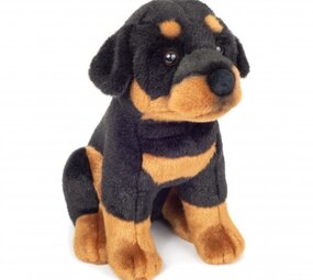 Hermann teddy Knuffel Hond Rottweiler Zittend 30cm Hermann teddy Knuffel Hond Rottweiler Zittend 30cm