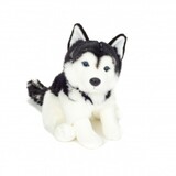 Hermann teddy Knuffel Hond Husky Zittend 30cm
