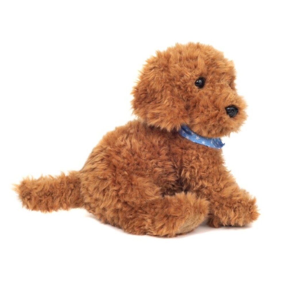 Hermann teddy Knuffel Hond Goldendoodle Zittend 30cm Hermann teddy Knuffel Hond Goldendoodle Zittend 30cm