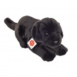 Hermann teddy Knuffel Hond Labrador Zwart Liggend 30cm Hermann teddy Knuffel Hond Labrador Zwart Liggend 30cm