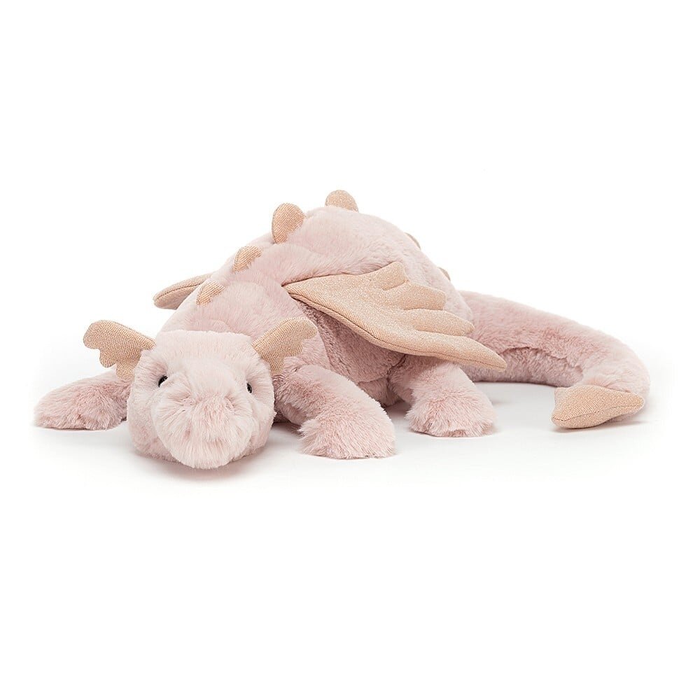 Jellycat Knuffel Draak Rose Dragon
