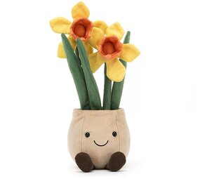 Jellycat Knuffel Narcis Amuseable Daffodil Pot