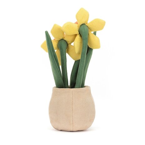Jellycat Knuffel Narcis Amuseable Daffodil Pot