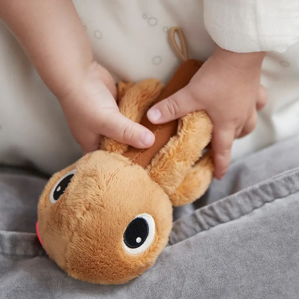 Done by Deer Rammelaar en Activiteitenknuffel Spiegel Jelly Powder