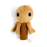 Done by Deer Rammelaar en Activiteitenknuffel Spiegel Jelly Mustard Done by Deer Rammelaar en Activiteitenknuffel Spiegel Jelly Mustard