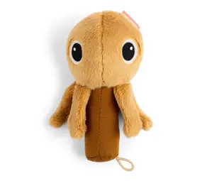 Done by Deer Rammelaar en Activiteitenknuffel Spiegel Jelly Mustard