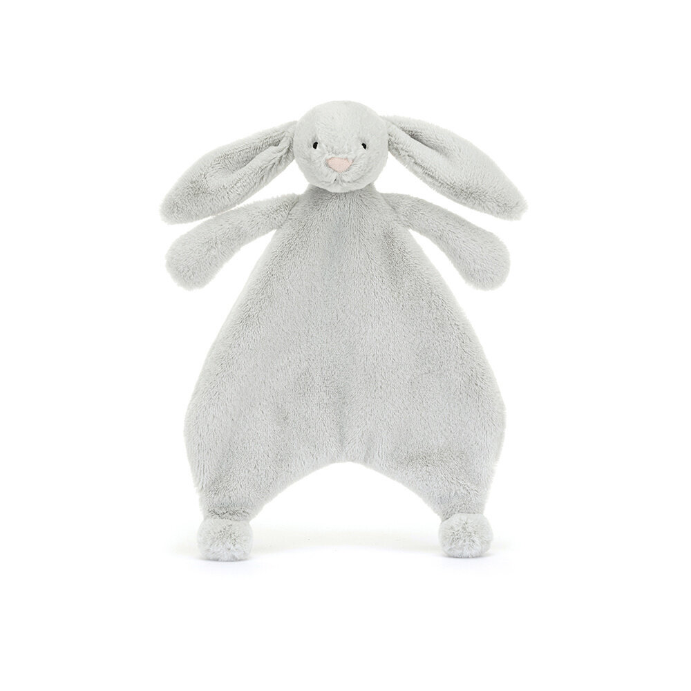 Jellycat Knuffeldoek Bashful Silver Bunny Comforter