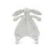 Jellycat Knuffeldoek Bashful Silver Bunny Comforter