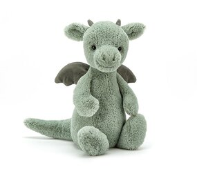 Jellycat Knuffel Draak Bashful Dragon Original Medium Jellycat Knuffel Draak Bashful Dragon Original Medium