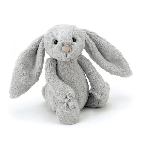 Jellycat Knuffel Konijn Bashful Silver Bunny Medium Jellycat Knuffel Konijn Bashful Silver Bunny Medium