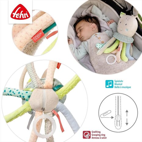 Fehn Muziekknuffel Octopus