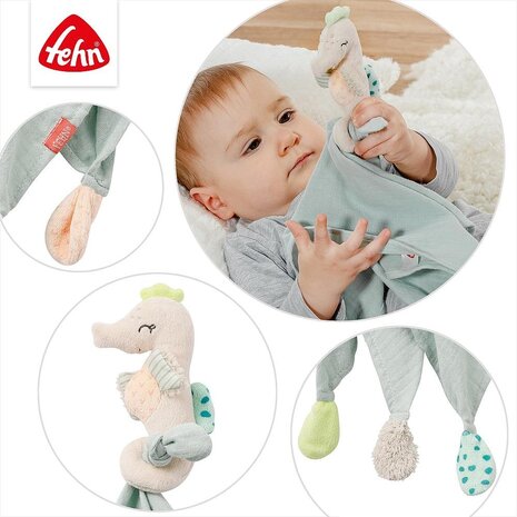 Fehn Knuffeldoek Zeepaardje