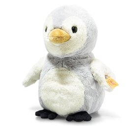 Steiff Knuffel Lio Pinguin Licht Grijs/Wit 21cm Steiff Knuffel Lio Pinguin Licht Grijs/Wit 21cm
