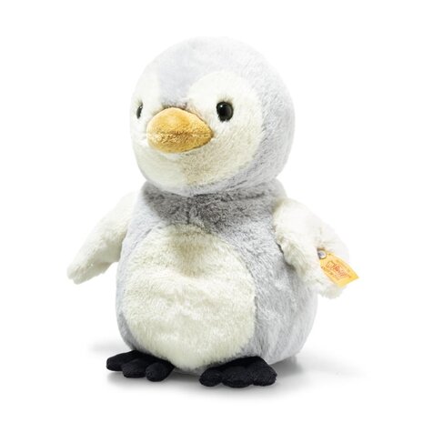 Steiff Knuffel Lio Pinguin Licht Grijs/Wit 21cm