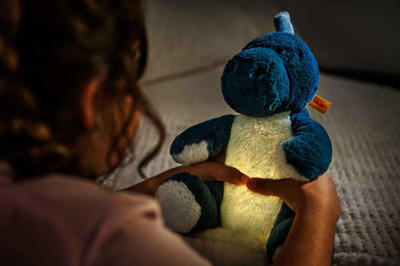 Steiff Knuffel met Licht Spott Stegosaurus 28cm