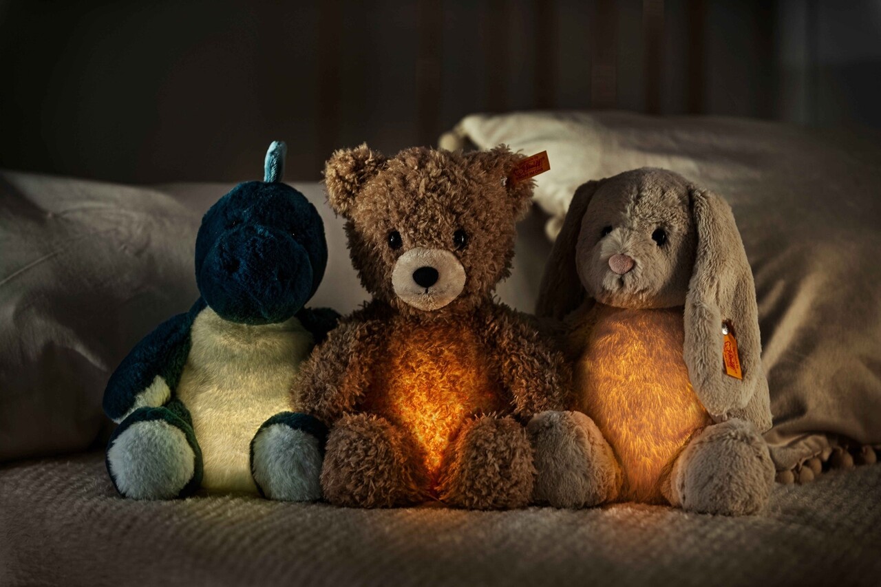 Steiff Knuffel met Licht Spott Stegosaurus 28cm