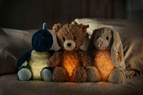 Steiff Knuffel met Licht Spott Stegosaurus 28cm