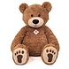 Hermann teddy Knuffel Teddybeer Bruin 75cm