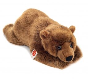 Hermann teddy Knuffel Bruine Beer Liggend 45cm Hermann teddy Knuffel Bruine Beer Liggend 45cm
