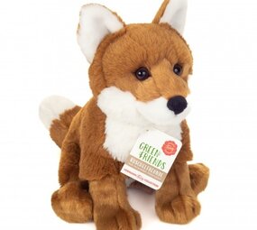Hermann teddy Knuffel Vos Zittend 20cm
