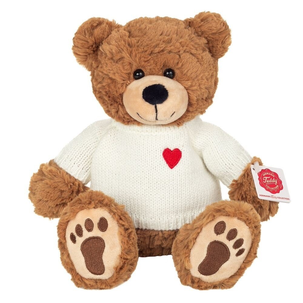 Hermann teddy Knuffel Teddy Percy met Trui 30cm