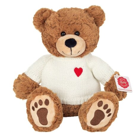 Hermann teddy Knuffel Teddy Percy met Trui 30cm