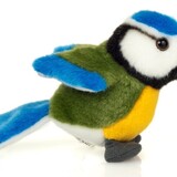 Hermann teddy Knuffel Blauwe Mees 12cm