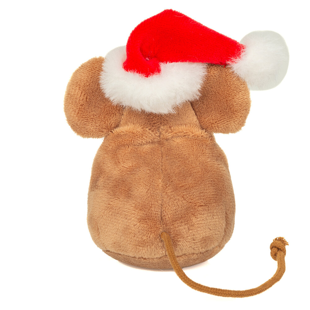 Hermann teddy Knuffel Kerstmuis met Koek 11cm
