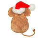Hermann teddy Knuffel Kerstmuis met Koek 11cm