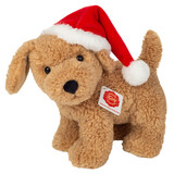 Hermann teddy Knuffel Hond met Kerstmuts 20cm