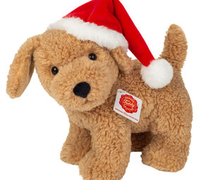 Hermann teddy Knuffel Hond met Kerstmuts 20cm Hermann teddy Knuffel Hond met Kerstmuts 20cm